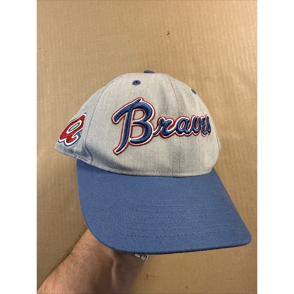 MLB Atlanta Braves "Patriotic Script" '47 Brand Men's Adjustable Clean Up Hat